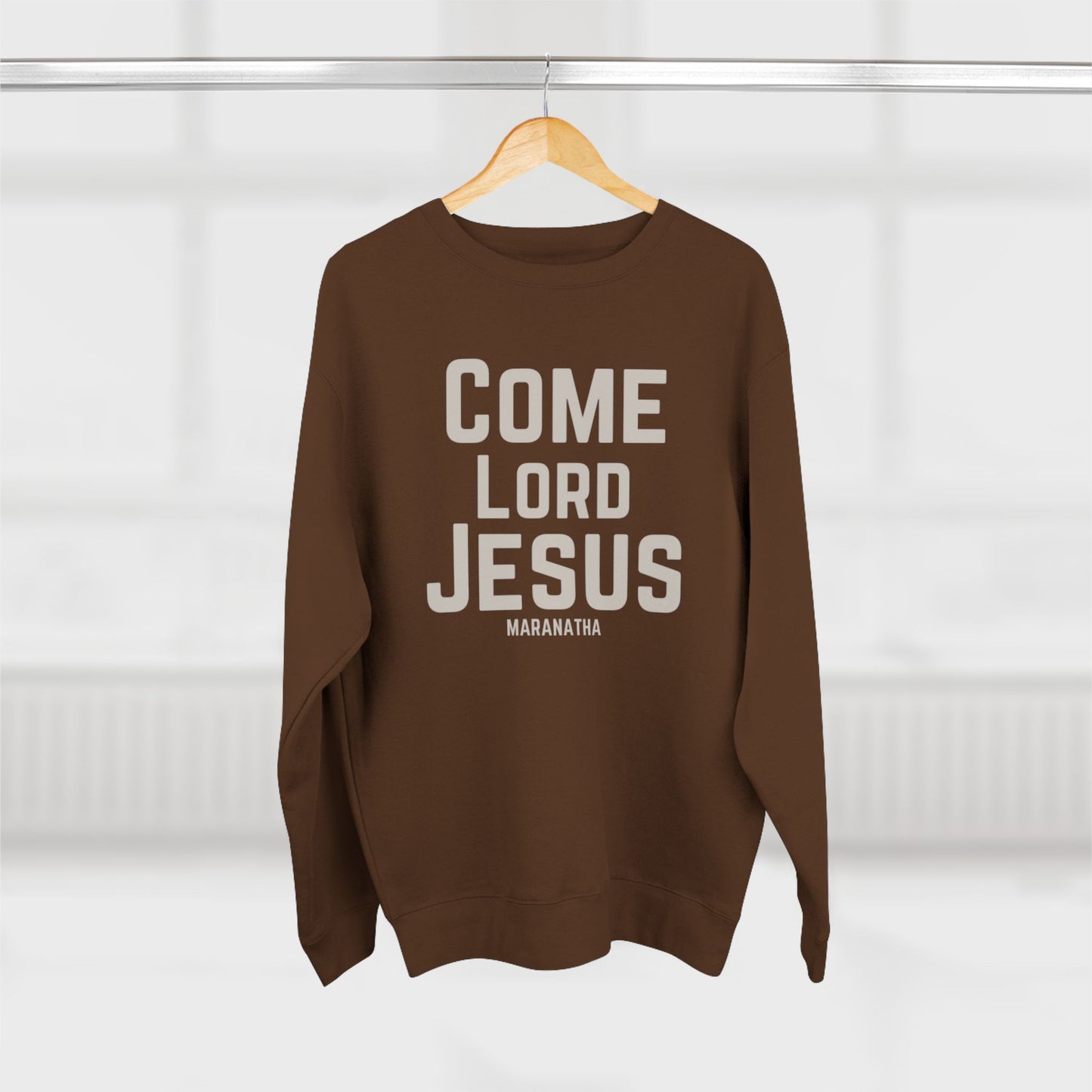 Come Lord Jesus Unisex Crewneck Sweatshirt