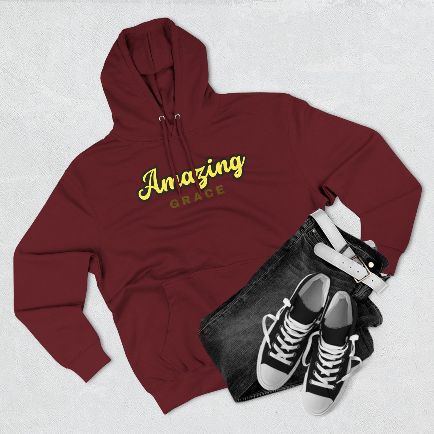 Amazing Grace Three-Panel Fleece Hoodie