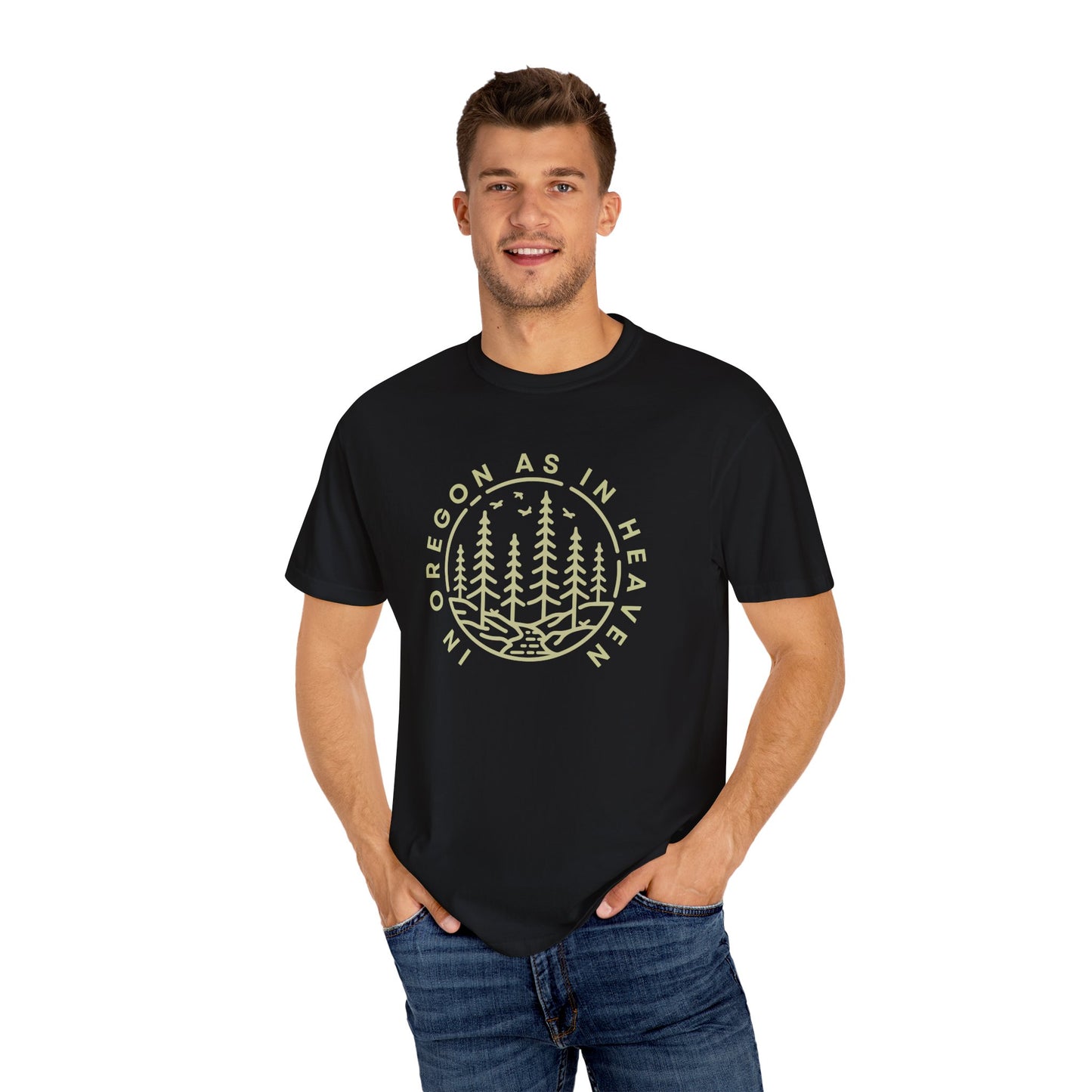 'In Oregon As In Heaven' - Casual Wear, Gift for Oregonians Who LOVE JESUS!