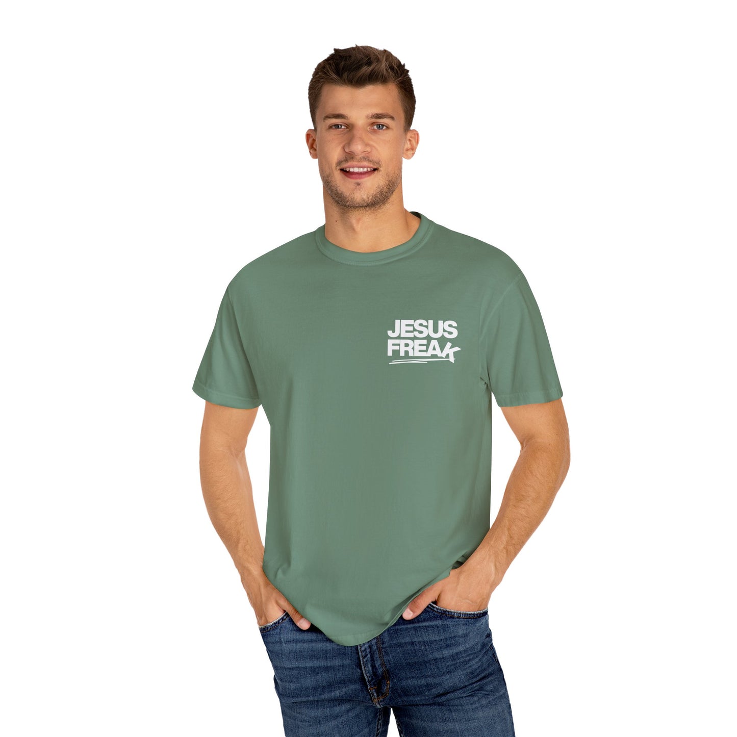 Faith-Inspired Unisex T-Shirt, Jesus Freak Tee, Inspirational Christian Shirt, Casual Everyday Wear, Gift for Believers