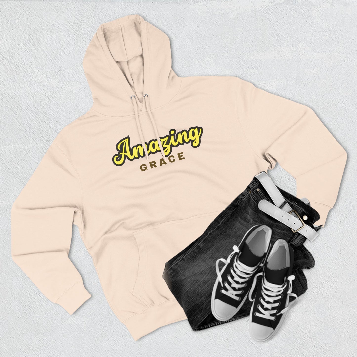 Amazing Grace Three-Panel Fleece Hoodie