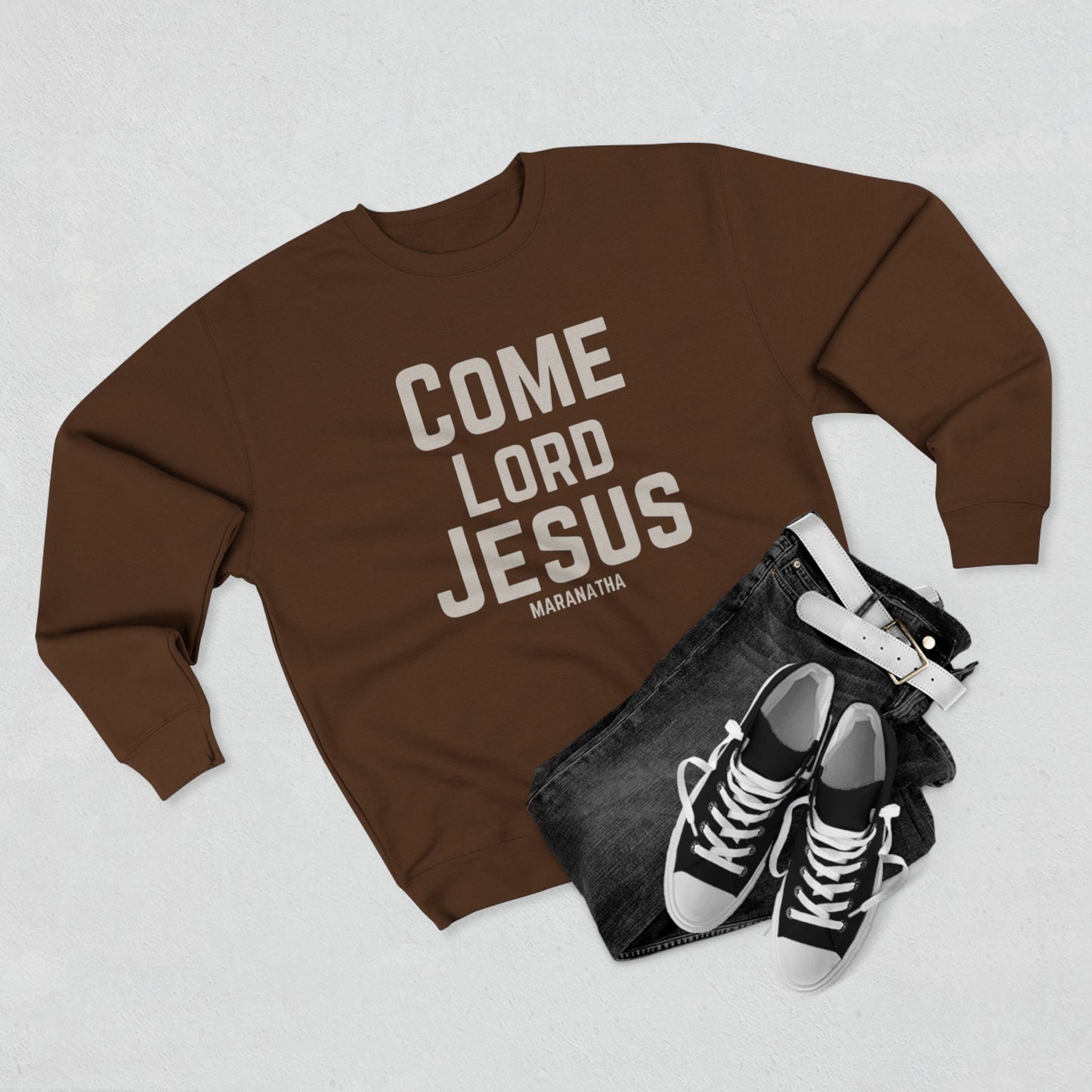 Come Lord Jesus Unisex Crewneck Sweatshirt