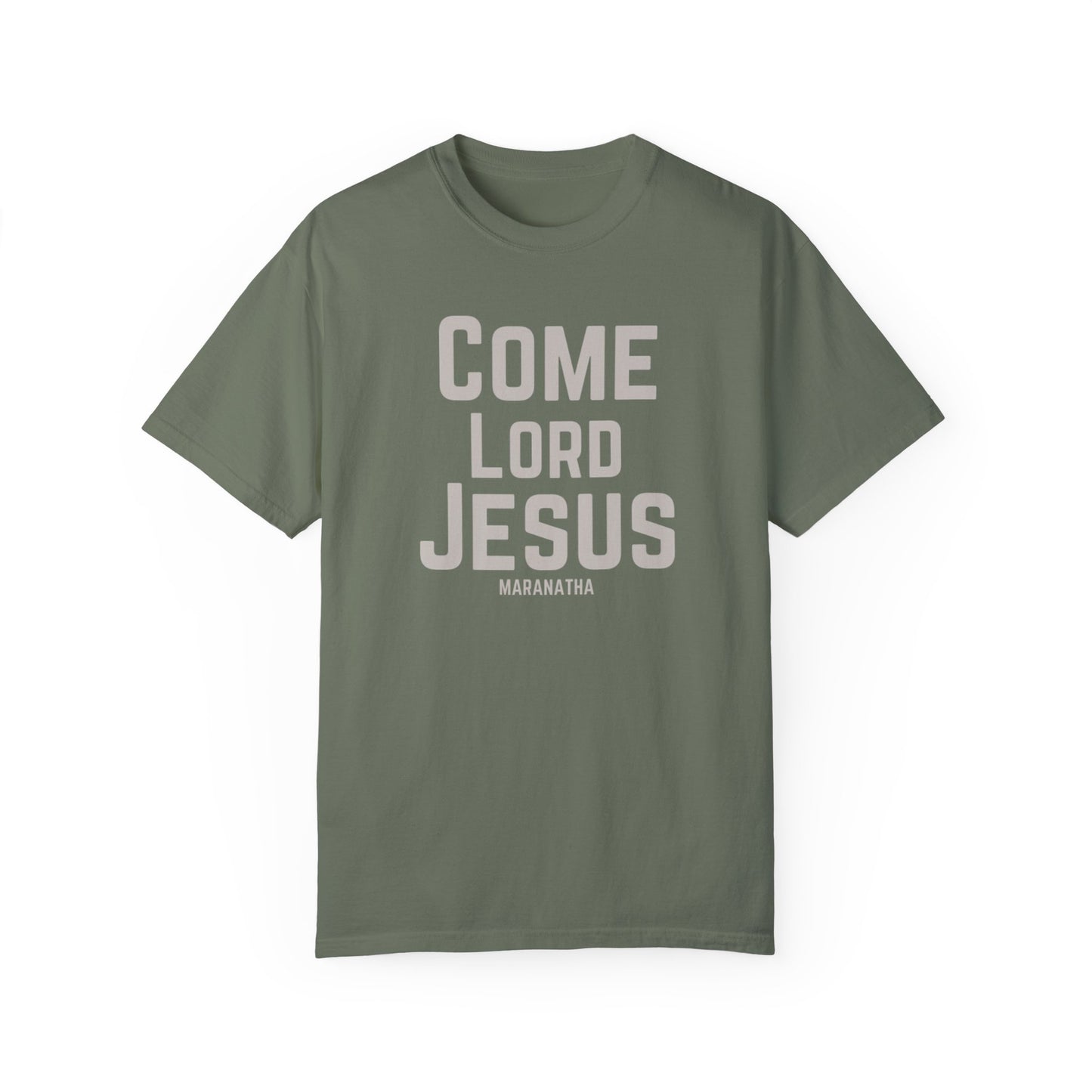 Come Lord Jesus Unisex Garment-Dyed T-shirt