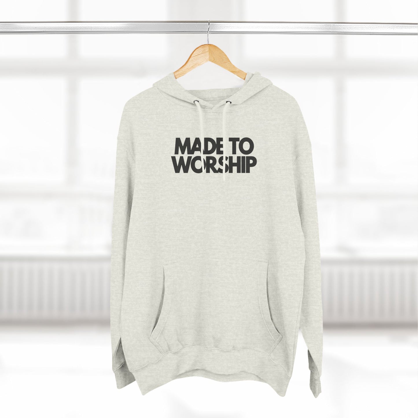 Made to Worship Three-Panel Fleece Hoodie