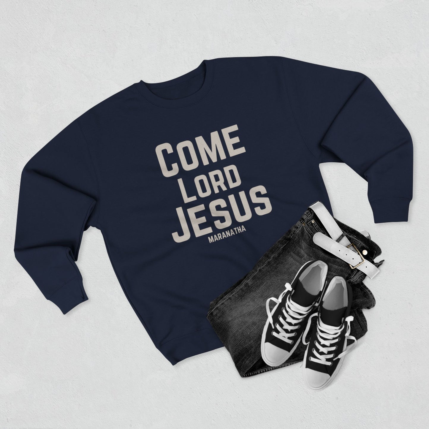 Come Lord Jesus Unisex Crewneck Sweatshirt