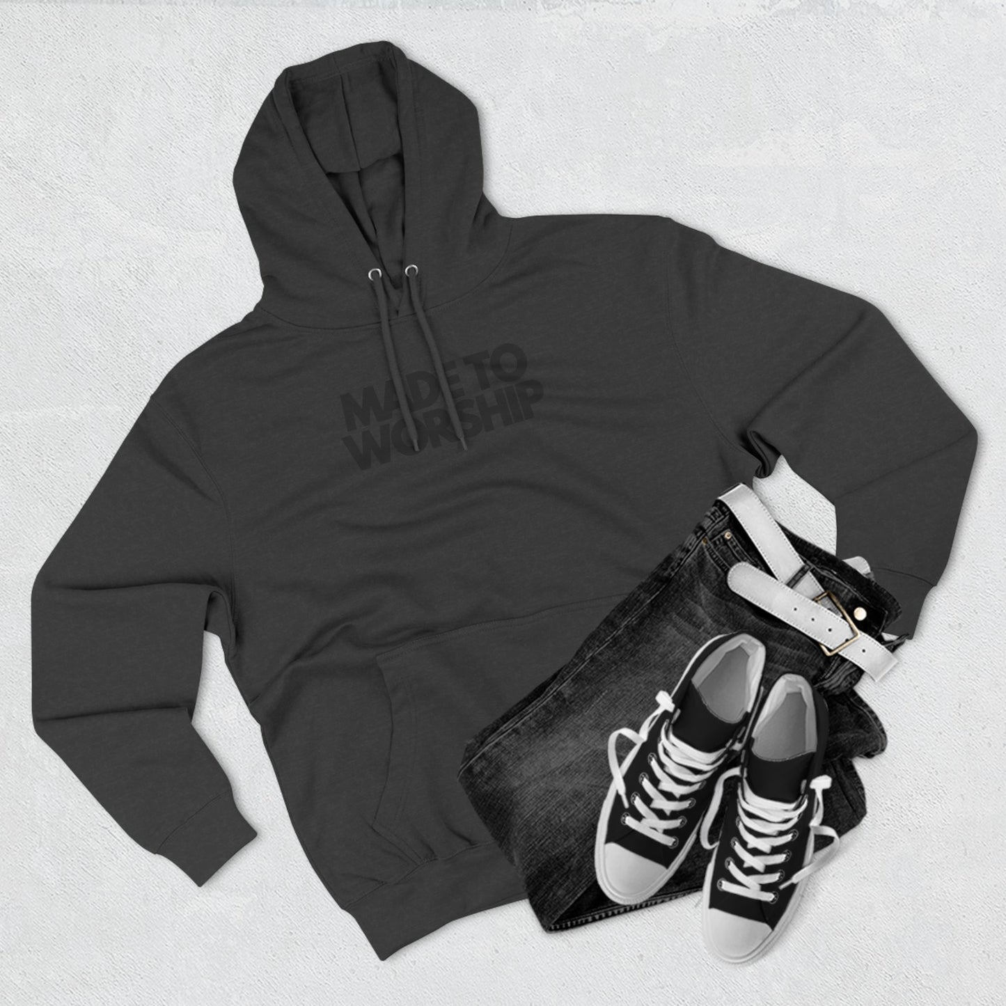 Made to Worship Three-Panel Fleece Hoodie