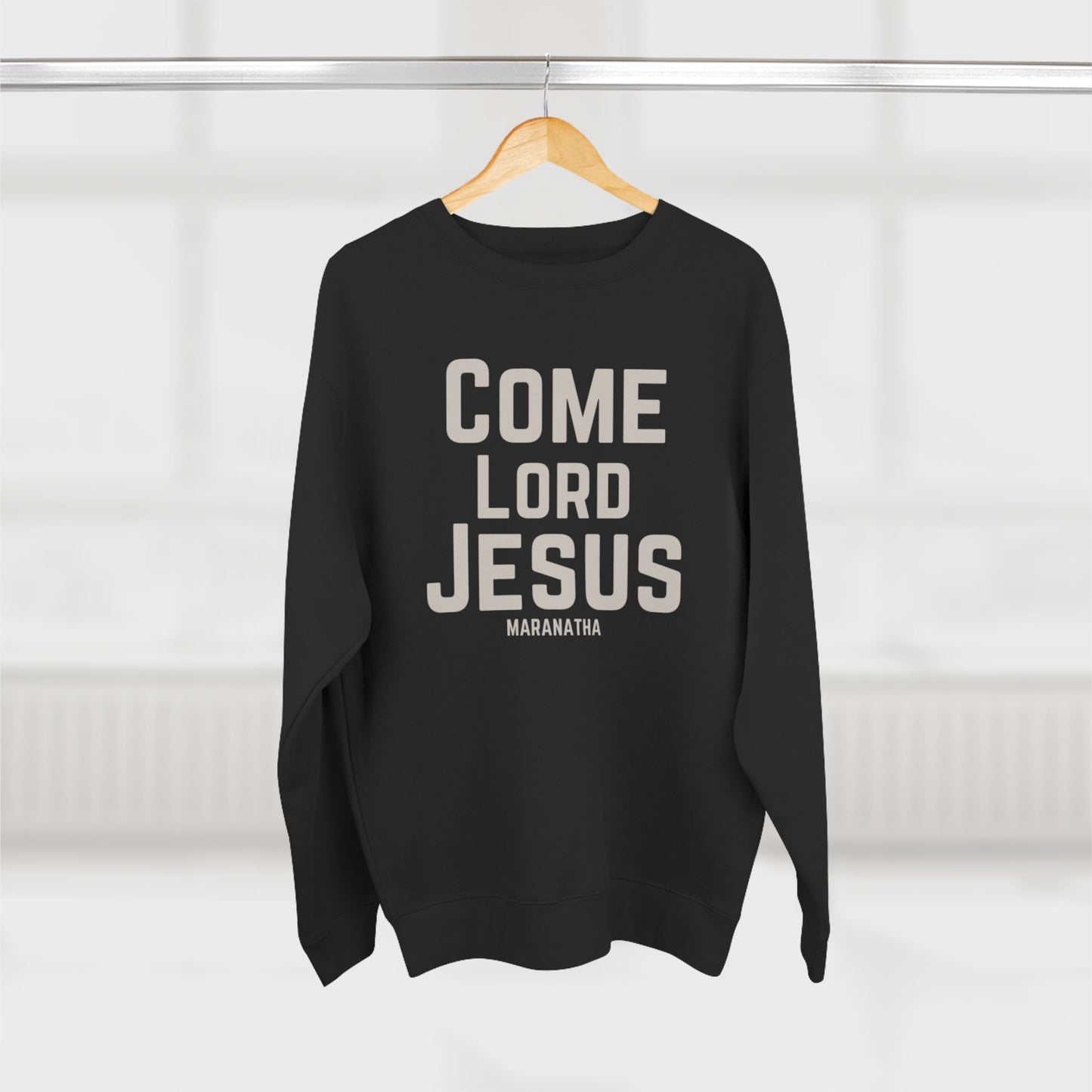 Come Lord Jesus Unisex Crewneck Sweatshirt