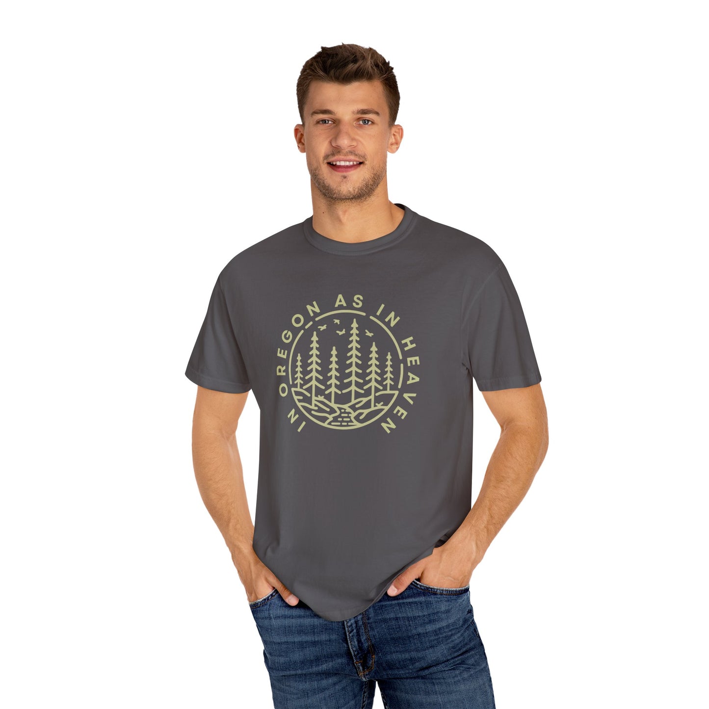 'In Oregon As In Heaven' - Casual Wear, Gift for Oregonians Who LOVE JESUS!