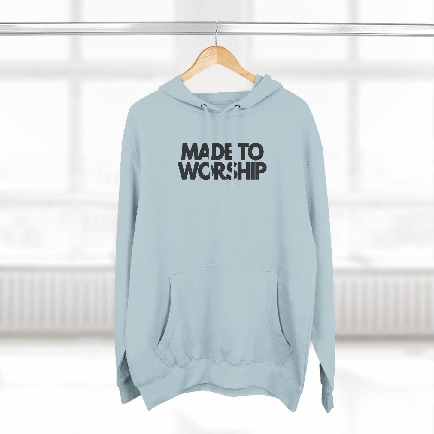 Made to Worship Three-Panel Fleece Hoodie