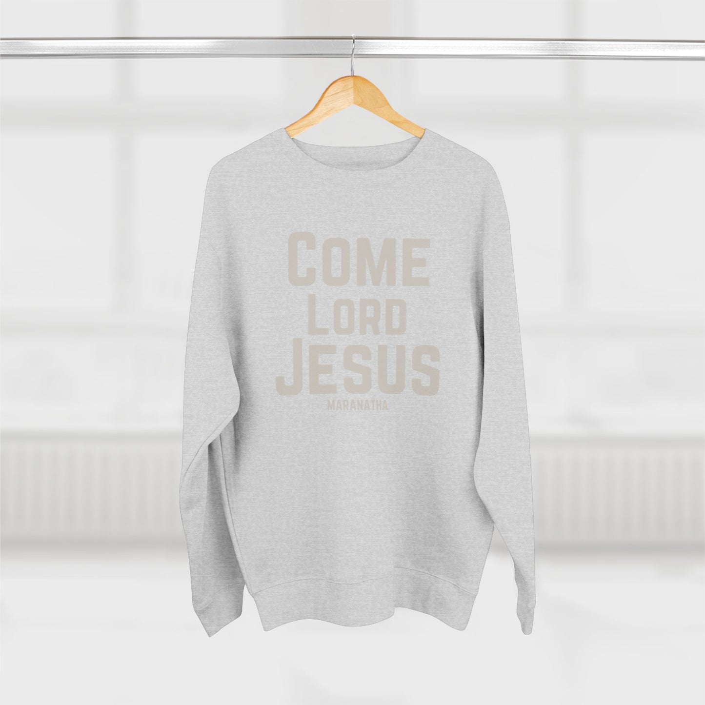 Come Lord Jesus Unisex Crewneck Sweatshirt