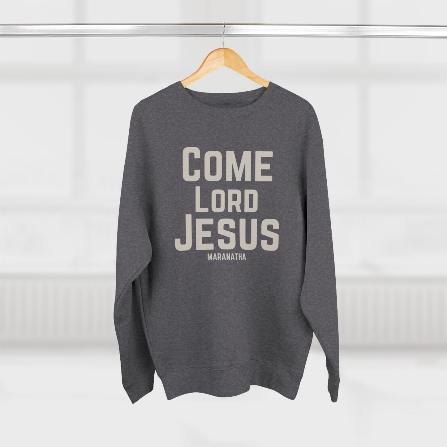 Come Lord Jesus Unisex Crewneck Sweatshirt