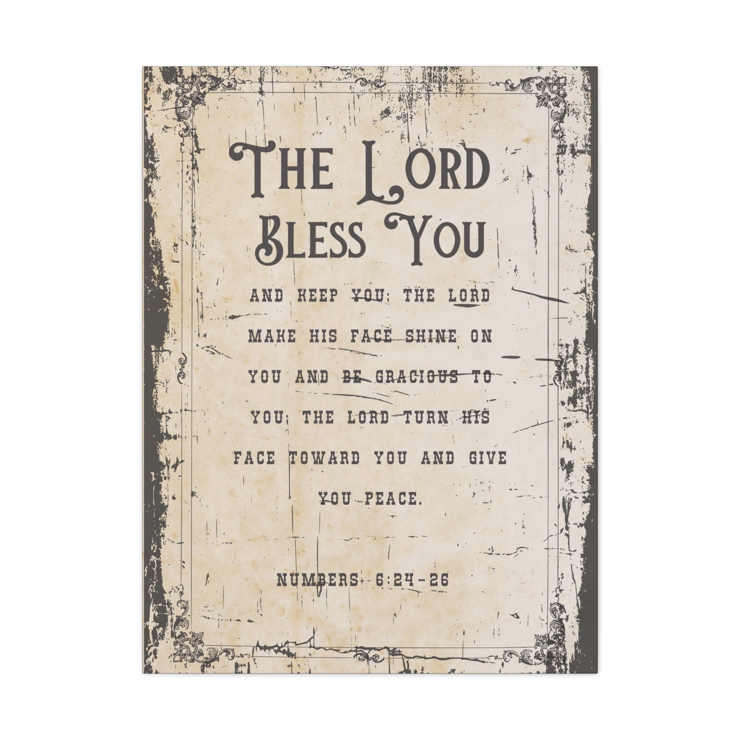 The Lord Bless You Canvas