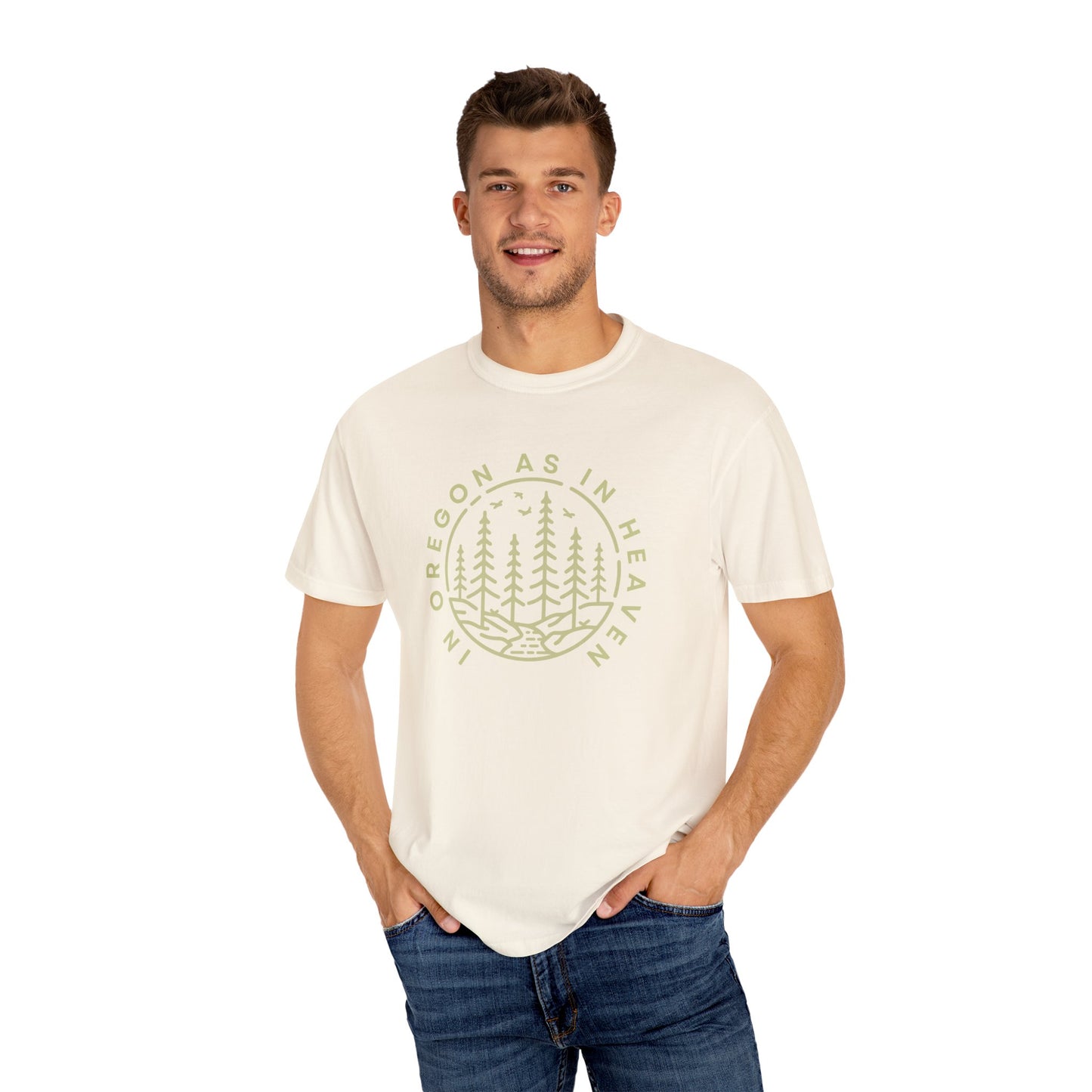 'In Oregon As In Heaven' - Casual Wear, Gift for Oregonians Who LOVE JESUS!