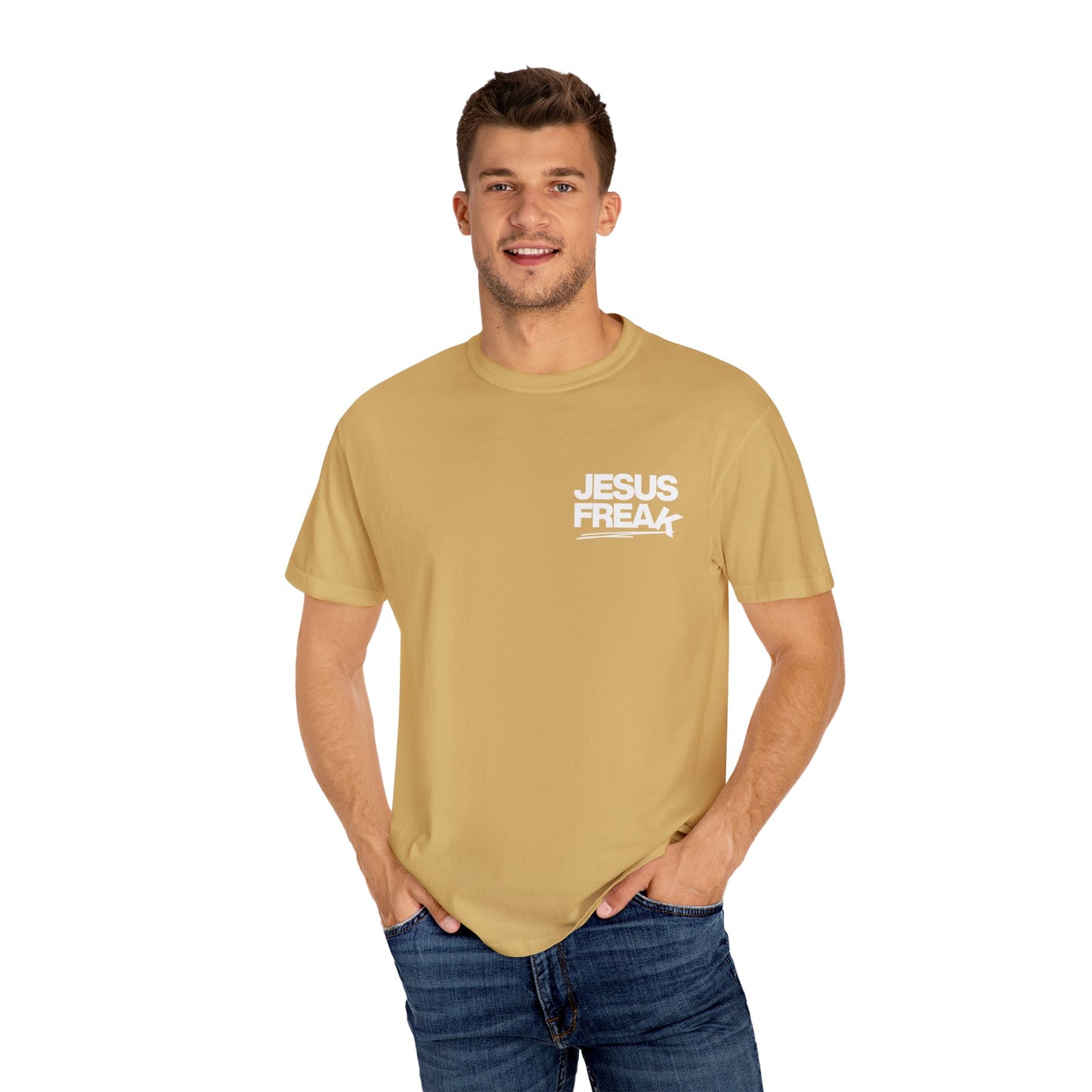 Faith-Inspired Unisex T-Shirt, Jesus Freak Tee, Inspirational Christian Shirt, Casual Everyday Wear, Gift for Believers