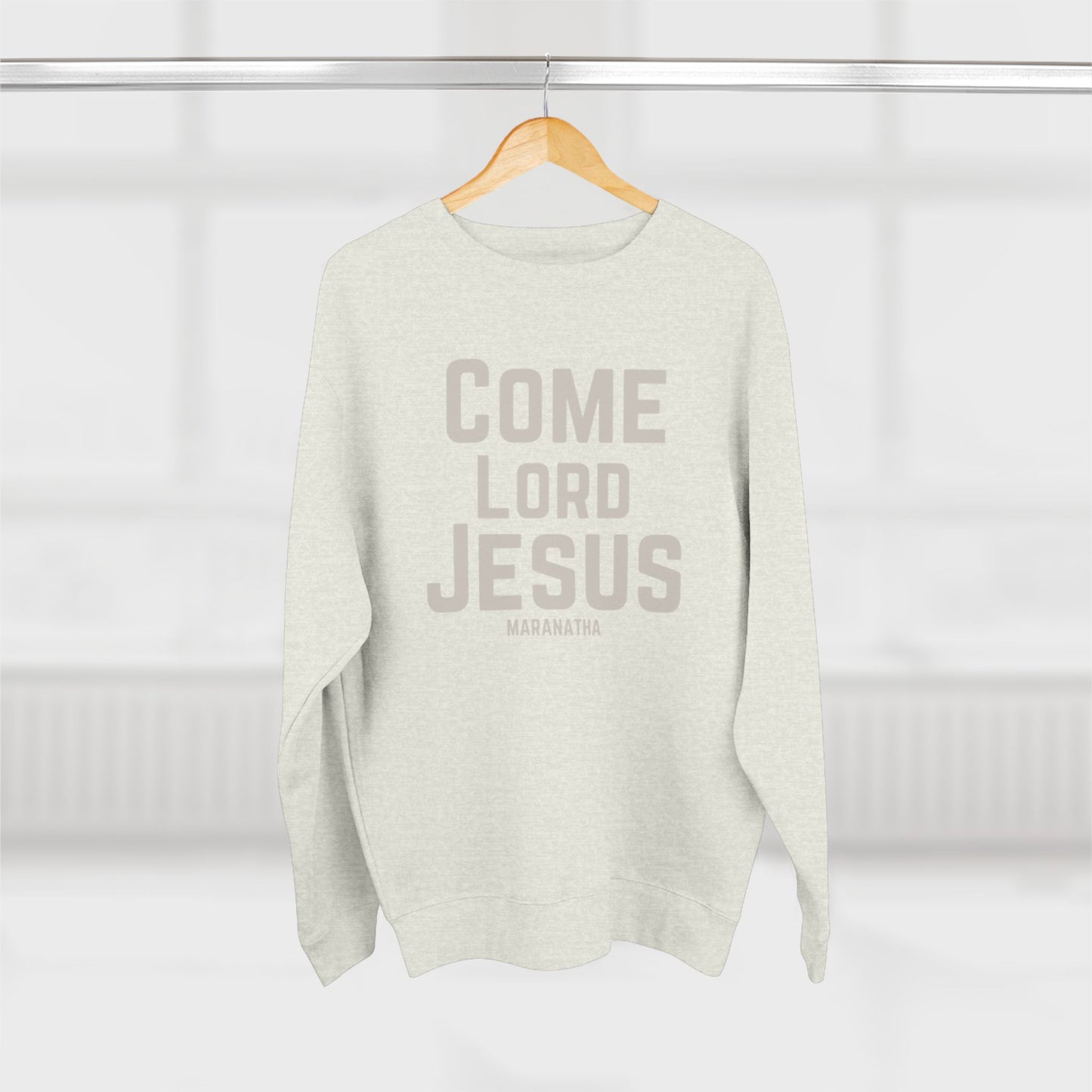 Come Lord Jesus Unisex Crewneck Sweatshirt