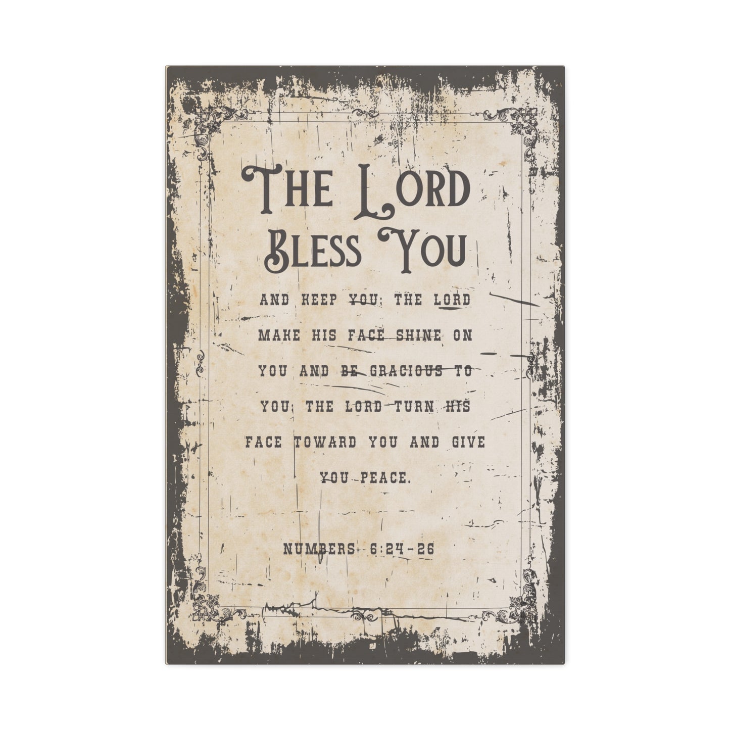 The Lord Bless You Canvas