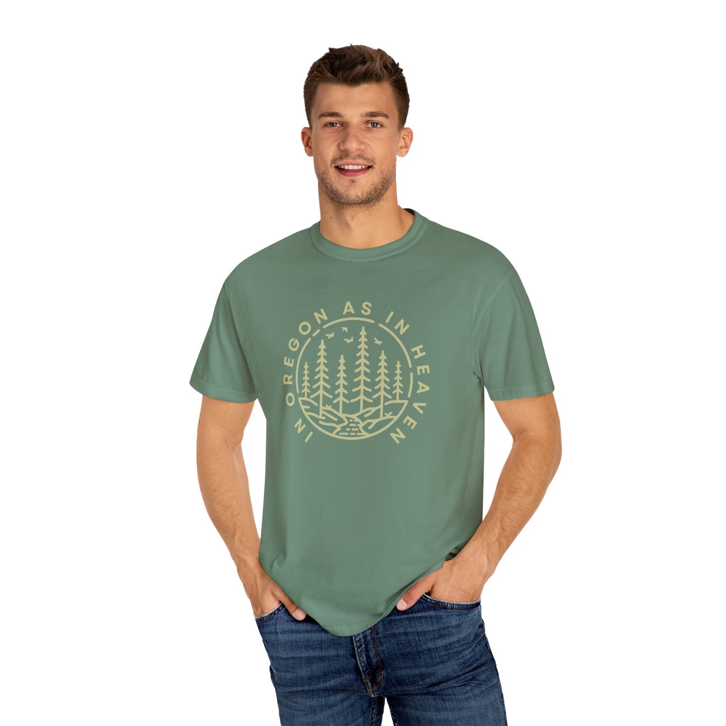 'In Oregon As In Heaven' - Casual Wear, Gift for Oregonians Who LOVE JESUS!