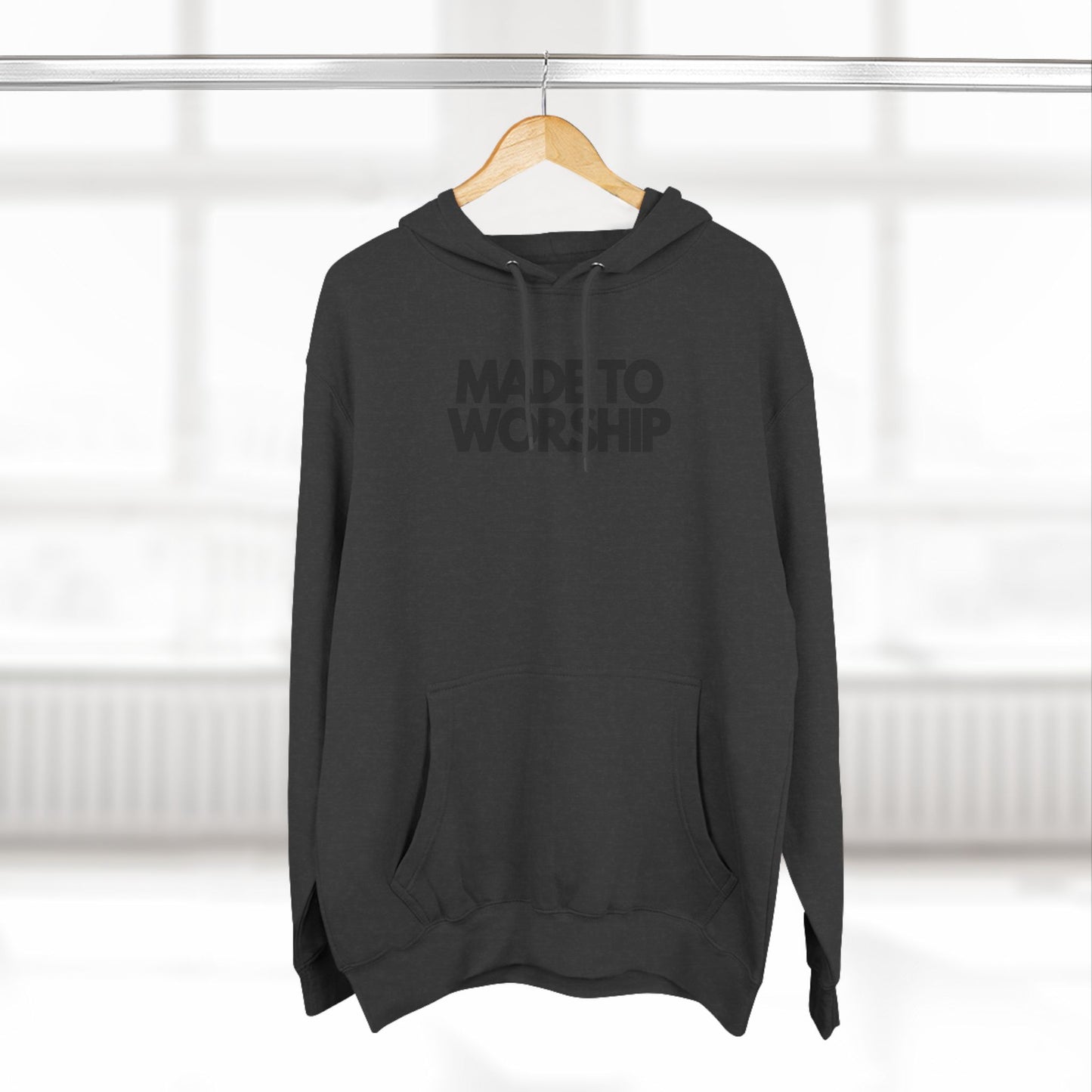 Made to Worship Three-Panel Fleece Hoodie