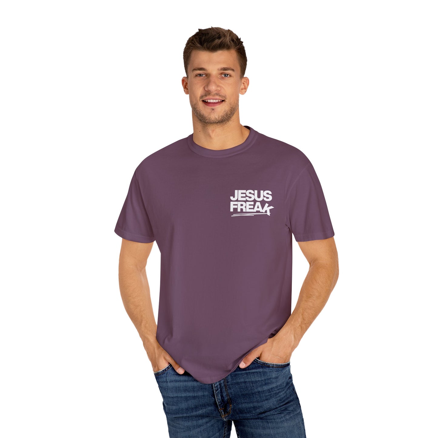 Faith-Inspired Unisex T-Shirt, Jesus Freak Tee, Inspirational Christian Shirt, Casual Everyday Wear, Gift for Believers