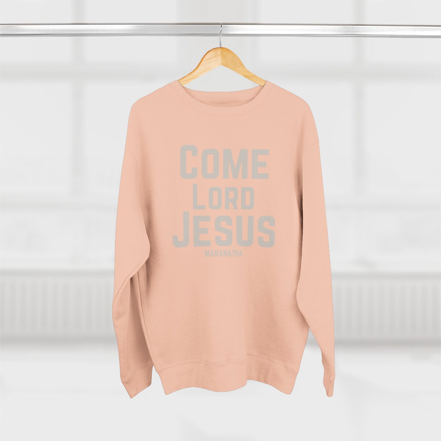 Come Lord Jesus Unisex Crewneck Sweatshirt
