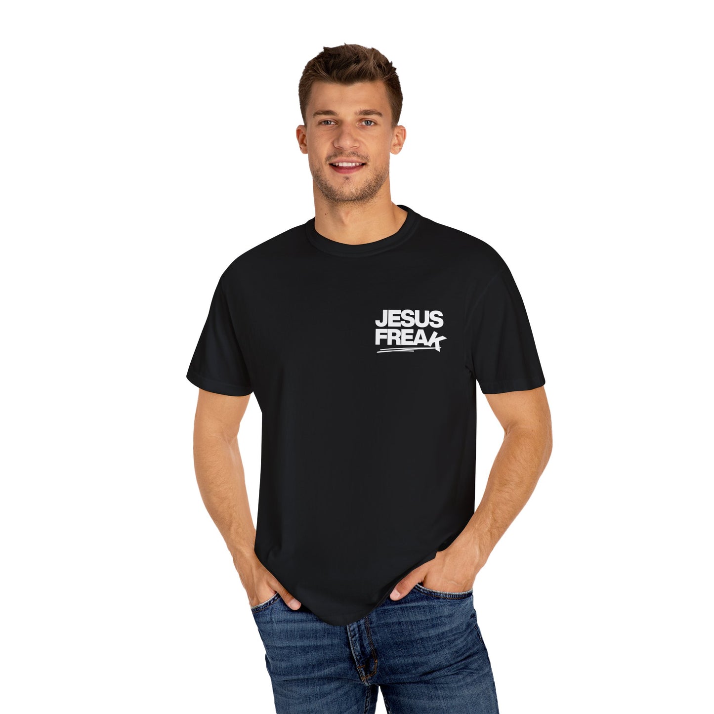 Faith-Inspired Unisex T-Shirt, Jesus Freak Tee, Inspirational Christian Shirt, Casual Everyday Wear, Gift for Believers