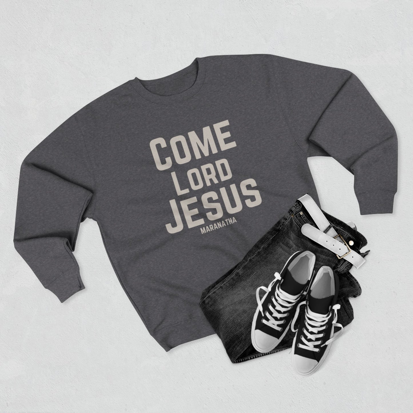 Come Lord Jesus Unisex Crewneck Sweatshirt