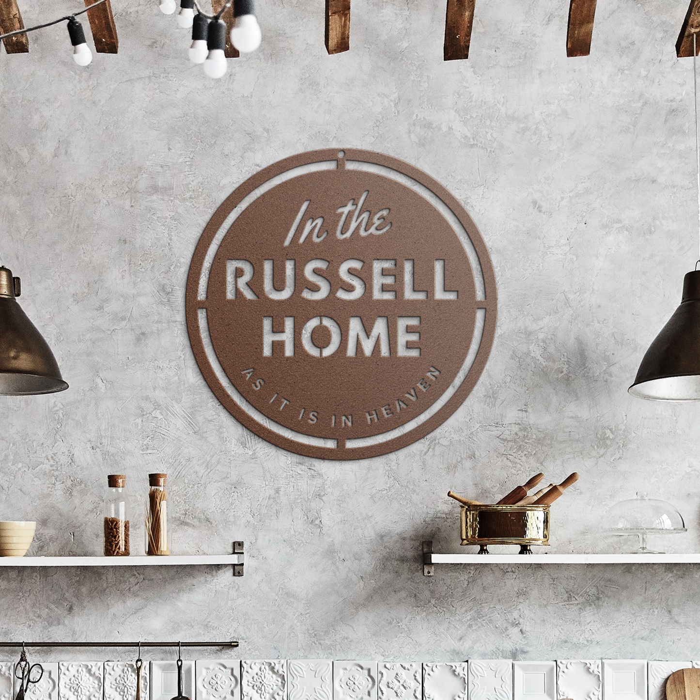 Custom_Name_as_it_it_in_Heaven_Metal_W_Copper_Rustic_Kitchen_Mockup.png