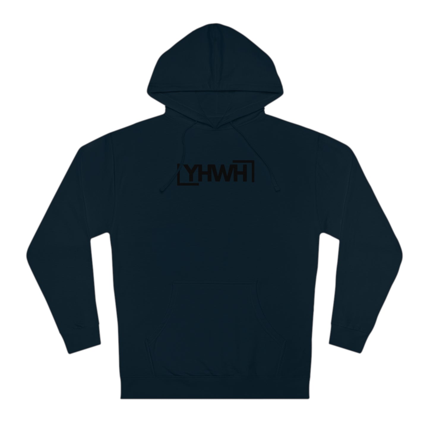 Minimalist YHWH Unisex Hooded Sweatshirt - Comfortable Casualwear for All Seasons