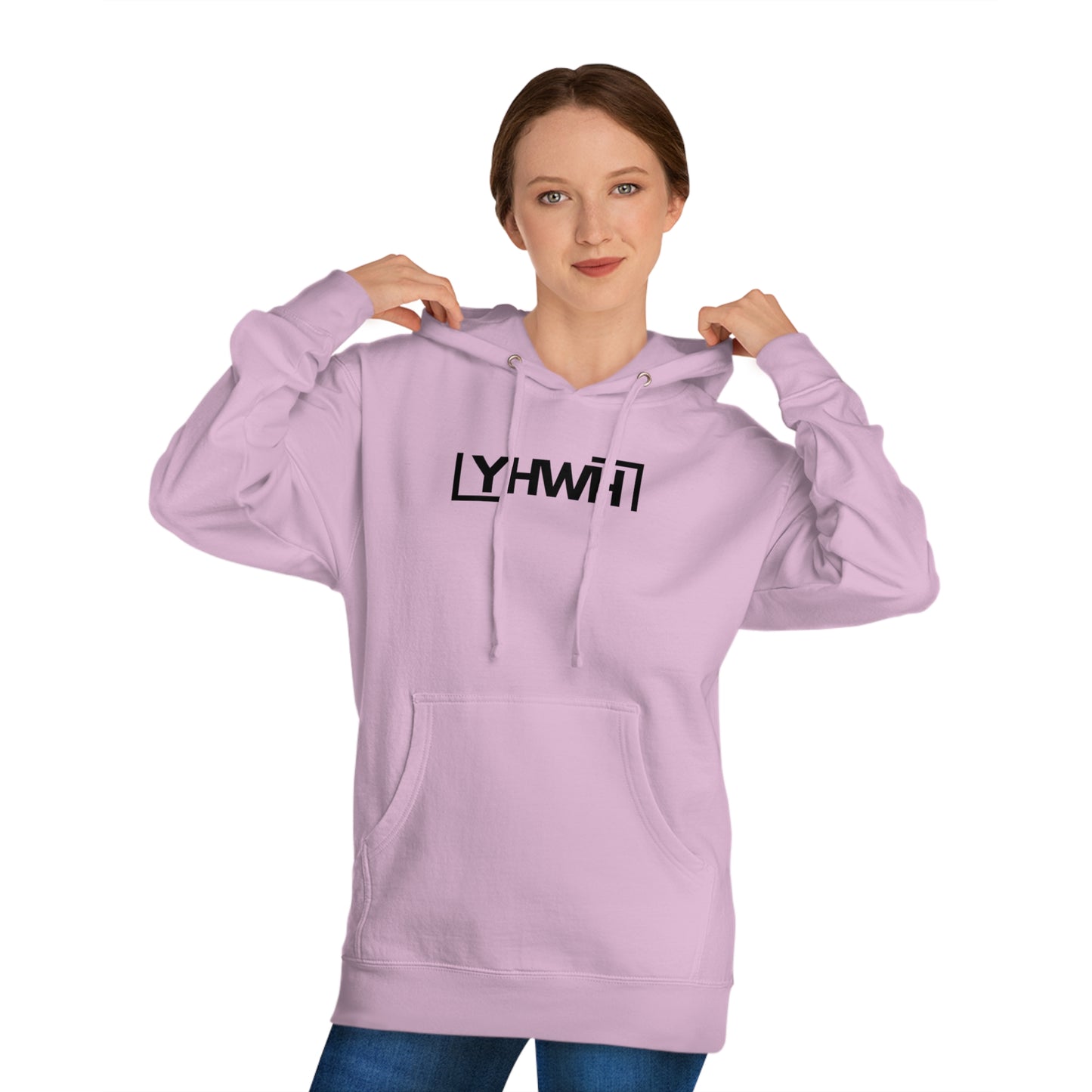 Minimalist YHWH Unisex Hooded Sweatshirt - Comfortable Casualwear for All Seasons