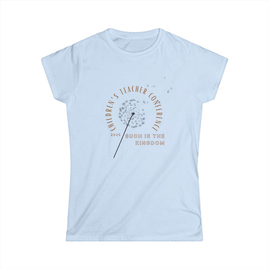Women's Teacher Conference Tee, Teacher Gift, Education Shirt, Softstyle T-Shirt, Inspirational Apparel, Back to School