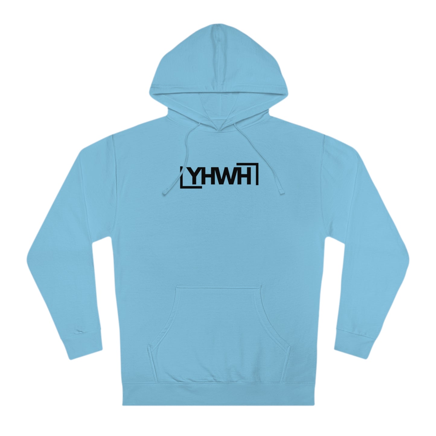 Minimalist YHWH Unisex Hooded Sweatshirt - Comfortable Casualwear for All Seasons