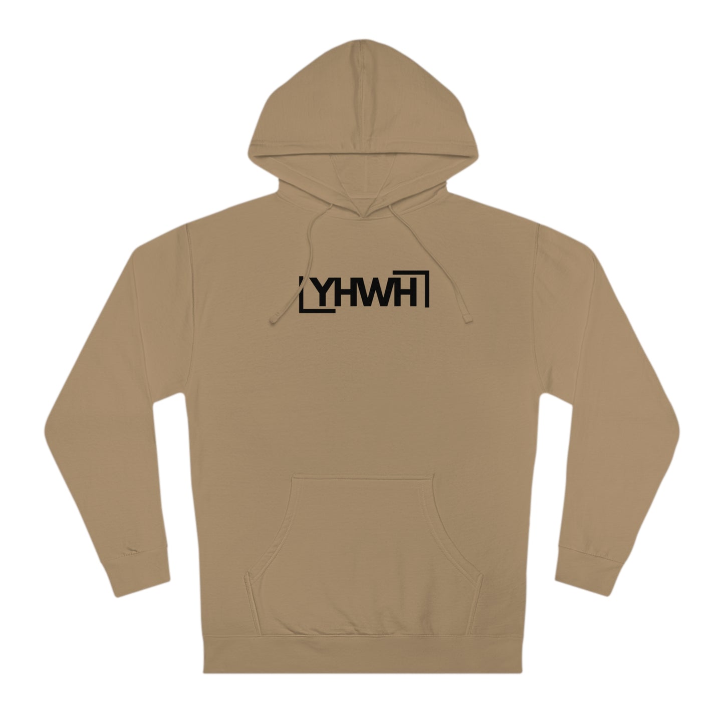 Minimalist YHWH Unisex Hooded Sweatshirt - Comfortable Casualwear for All Seasons