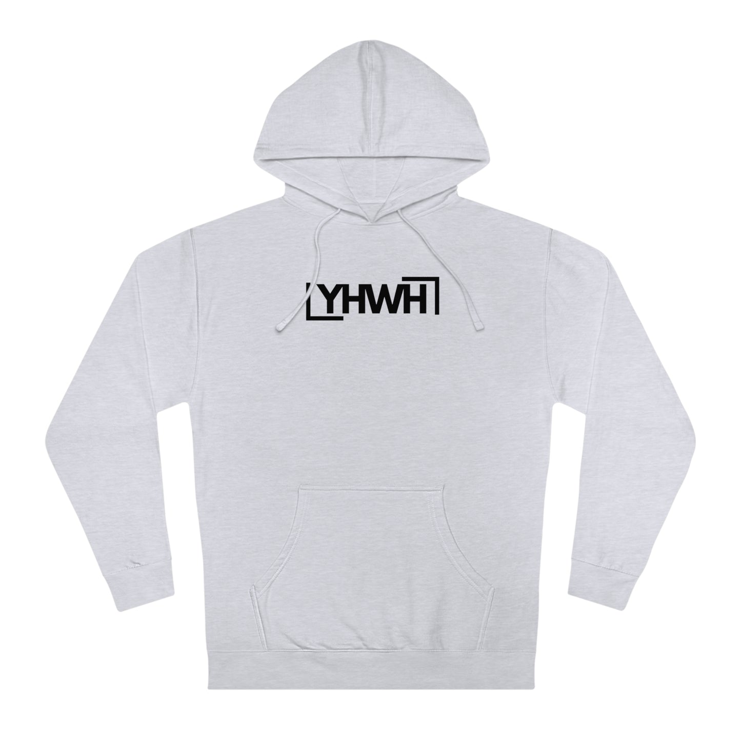 Minimalist YHWH Unisex Hooded Sweatshirt - Comfortable Casualwear for All Seasons
