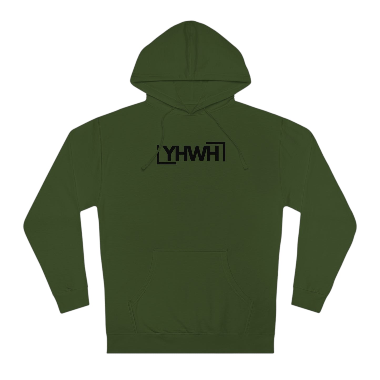 Minimalist YHWH Unisex Hooded Sweatshirt - Comfortable Casualwear for All Seasons