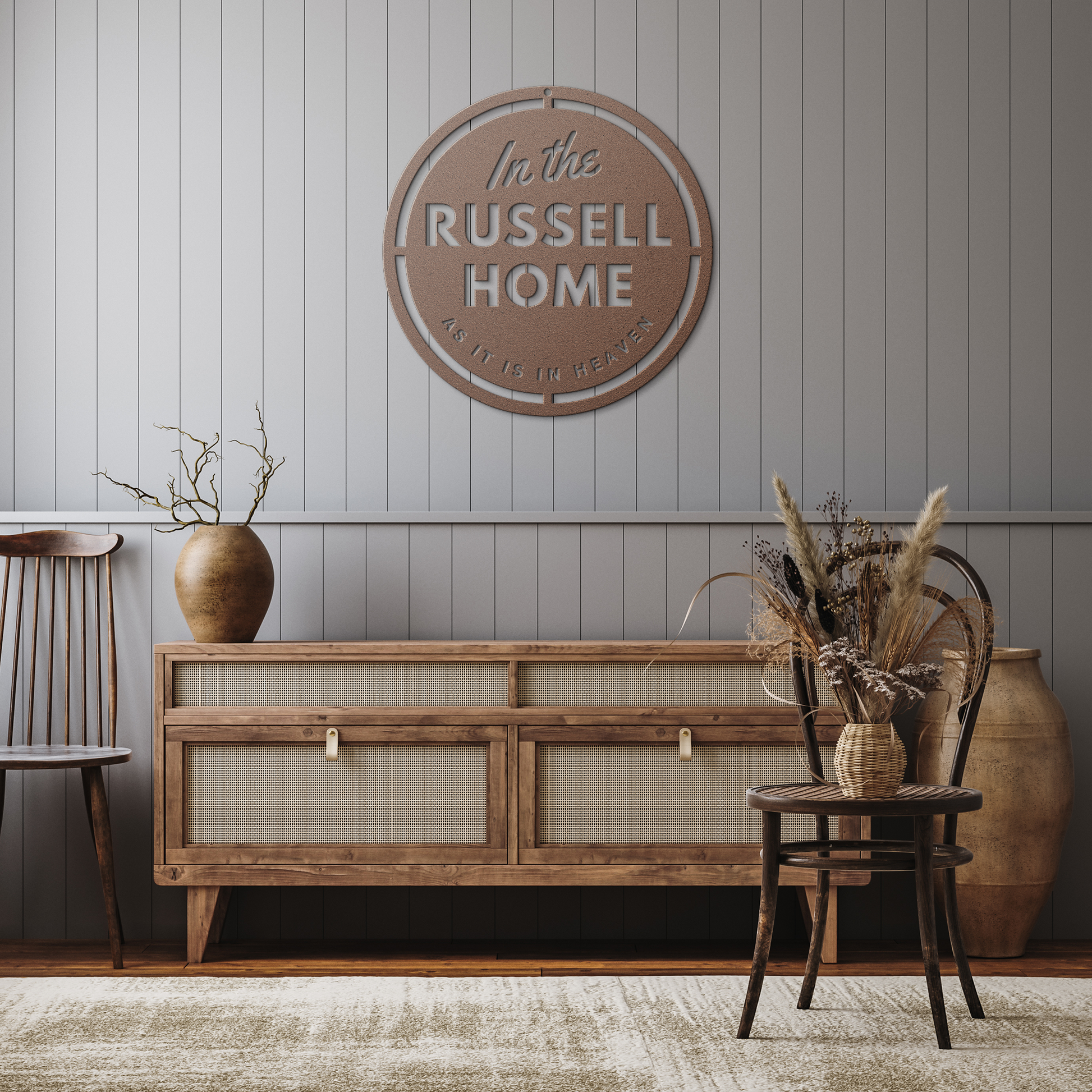 Custom_Name_as_it_it_in_Heaven_Metal_W_Copper_Rustic_Hallway_Mockup.png
